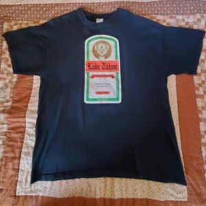 Lake Tahoe Jagermeister Collaboration Graphic T-Shirt. Men's XL. GPWC